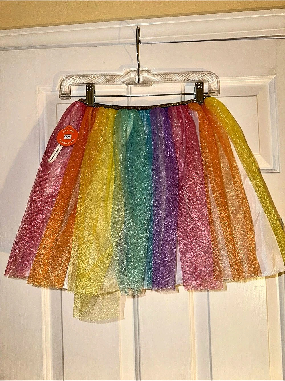 Hyde & EEK! Boutique Light-Up Rainbow Unicorn Costume Tutu Mini Skirt